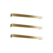 Vera Rounded Heated Towel Bar - 432mm gallery detail image