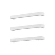 Largo Square Heated Towel Rail - 432mm gallery detail image