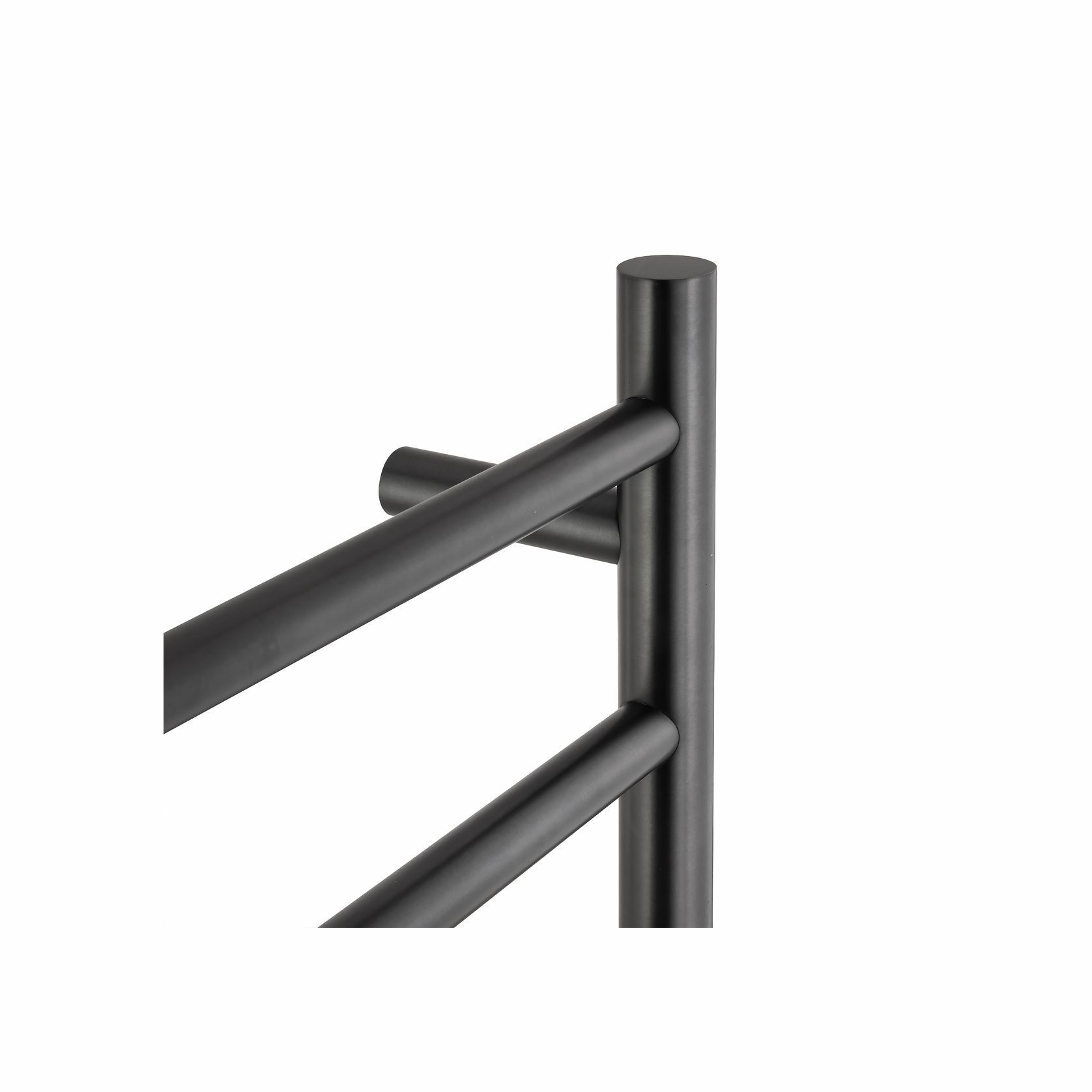 Round Electric Heated Towel Rack 4 Bars gallery detail image