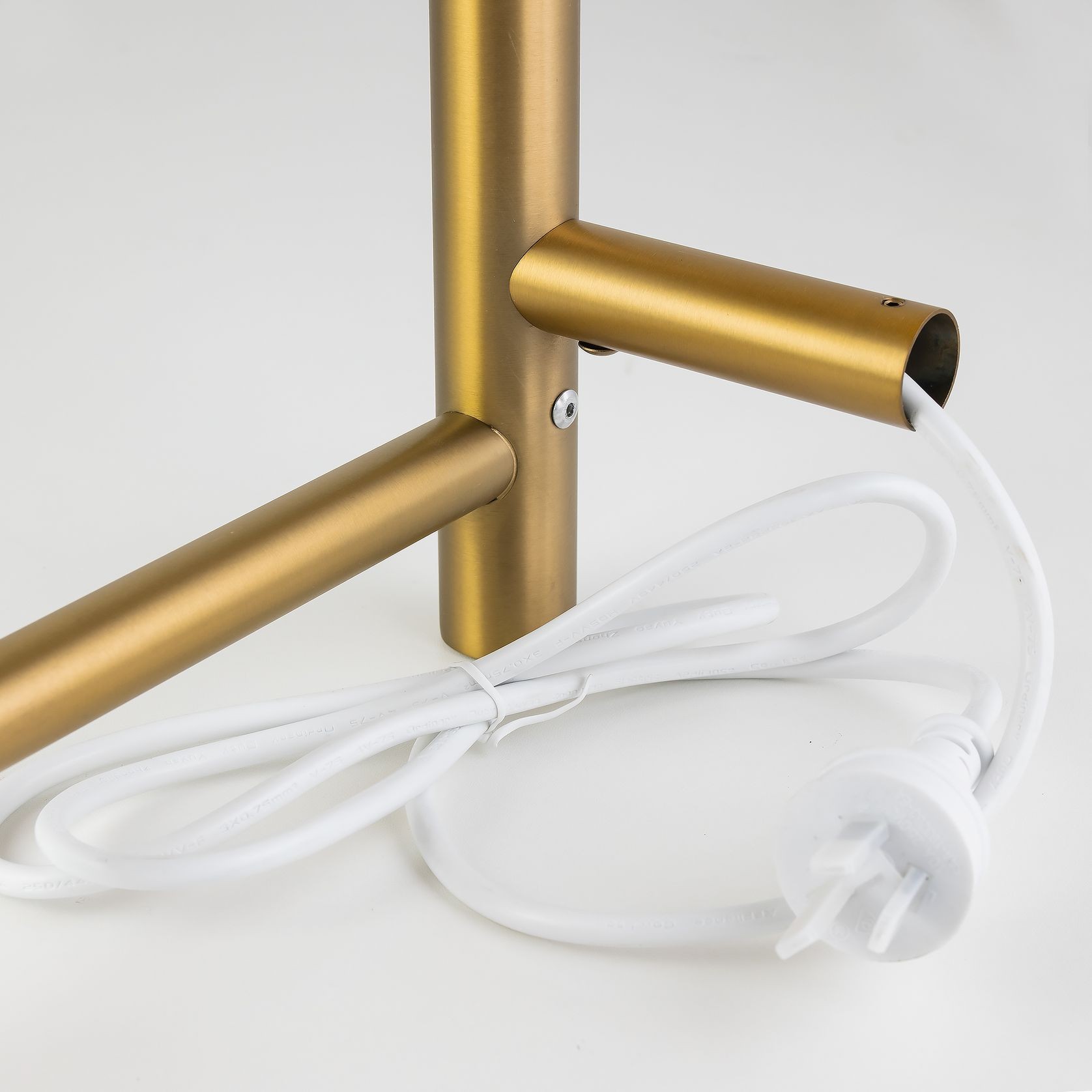 Round Electric Heated Towel Rack 6 Bars BUYG06.R.HTR gallery detail image