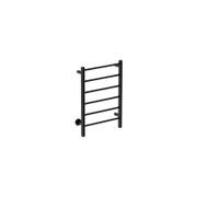 CONTOUR 6 Bar 530mm Straight Heated Towel Rail with PTSelect Switch gallery detail image
