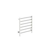 CONTOUR 6 Bar 650mm Straight Heated Towel Rail with PTSelect Switch gallery detail image
