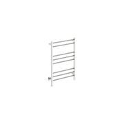 CONTOUR 8 Bar 650mm Straight Heated Towel Rail with PTSelect Switch gallery detail image