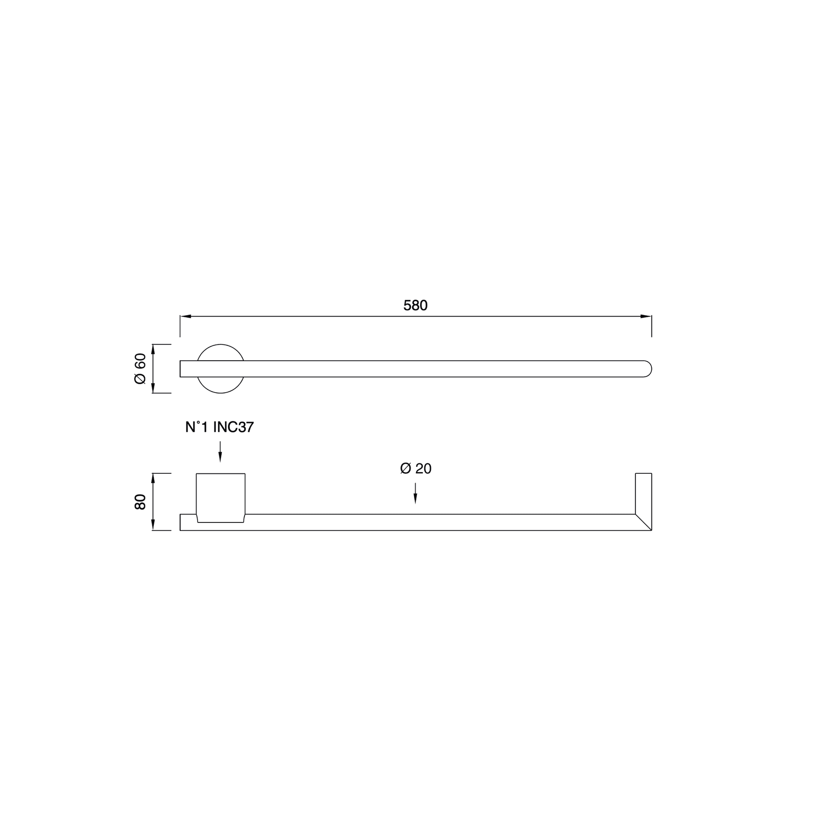 EQUILIBRIO Towel Warmer by CEA gallery detail image