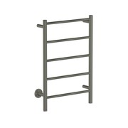 NATURAL 5 Bar 500mm Straight Heated Towel Rail with PTSelect Switch gallery detail image