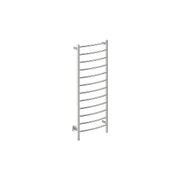 NATURAL 12 Bar 500mm Curved Heated Towel Rail with PTSelect Switch gallery detail image