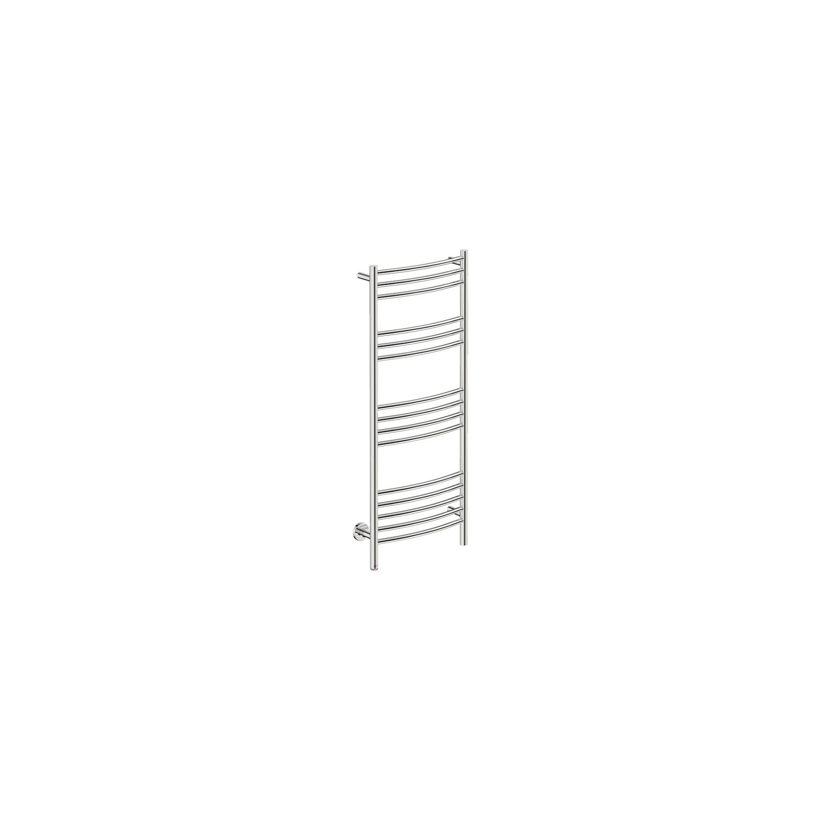 NATURAL 15 Bar 500mm Curved Heated Towel Rail with PTSelect Switch gallery detail image