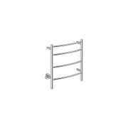NATURAL 4 Bar 500mm Curved Heated Towel Rail with PTSelect Switch gallery detail image