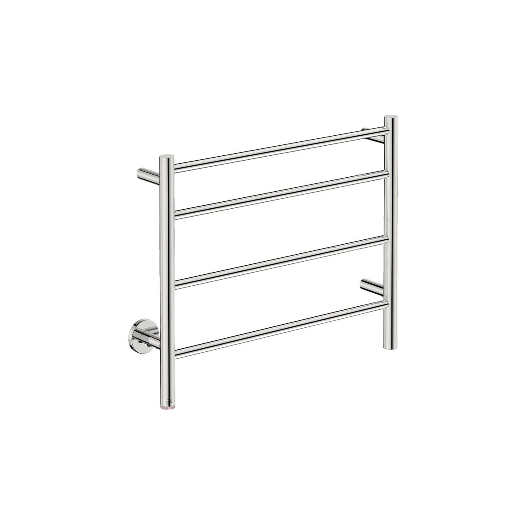 NATURAL 4 Bar 650mm Straight Heated Towel Rail with PTSelect Switch gallery detail image