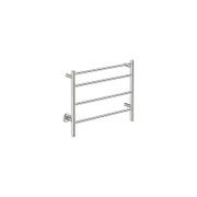 NATURAL 4 Bar 650mm Straight Heated Towel Rail with PTSelect Switch gallery detail image