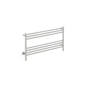 NATURAL 7 Bar 1100mm Straight Heated Towel Rail with PTSelect Switch gallery detail image