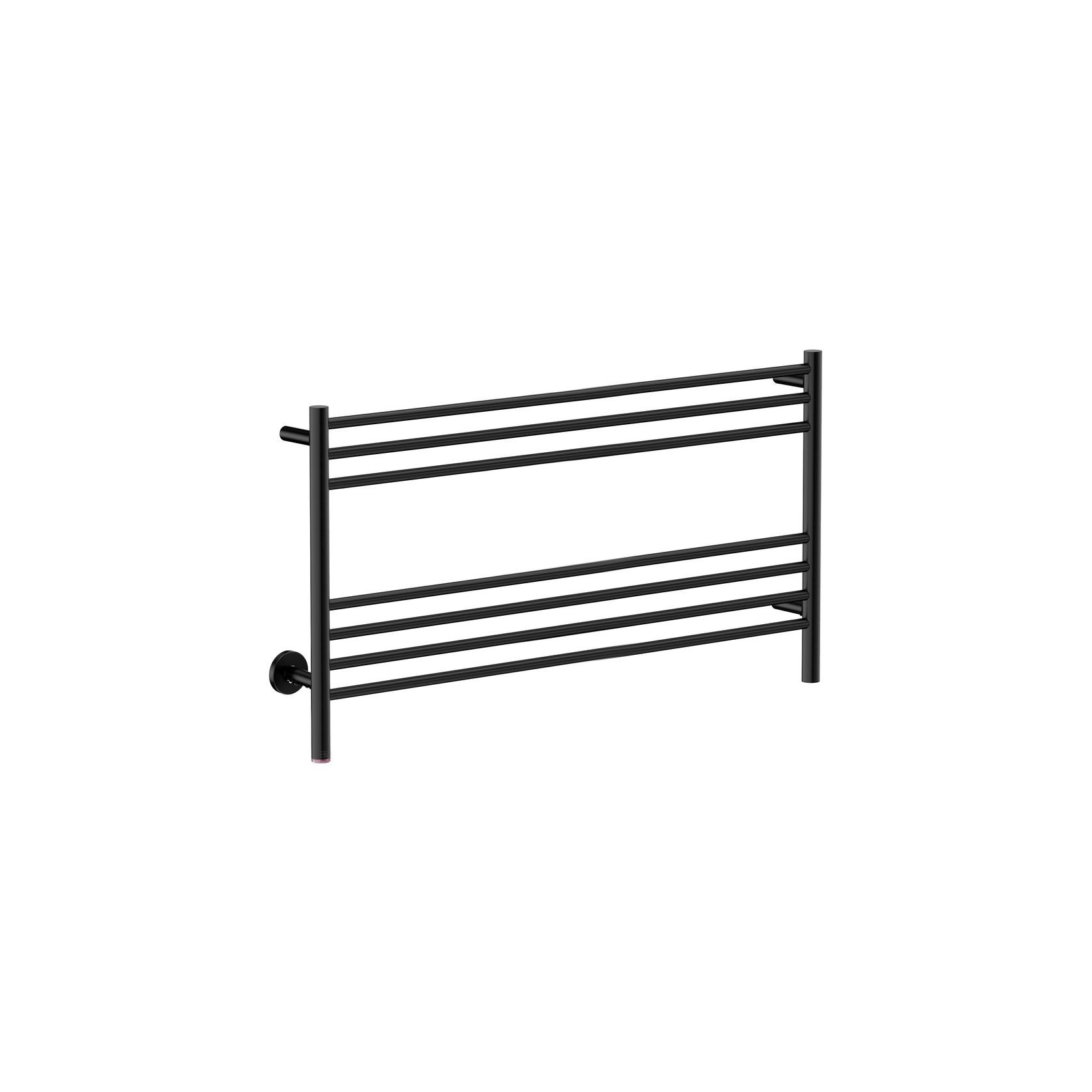 NATURAL 7 Bar 1100mm Straight Heated Towel Rail with PTSelect Switch gallery detail image