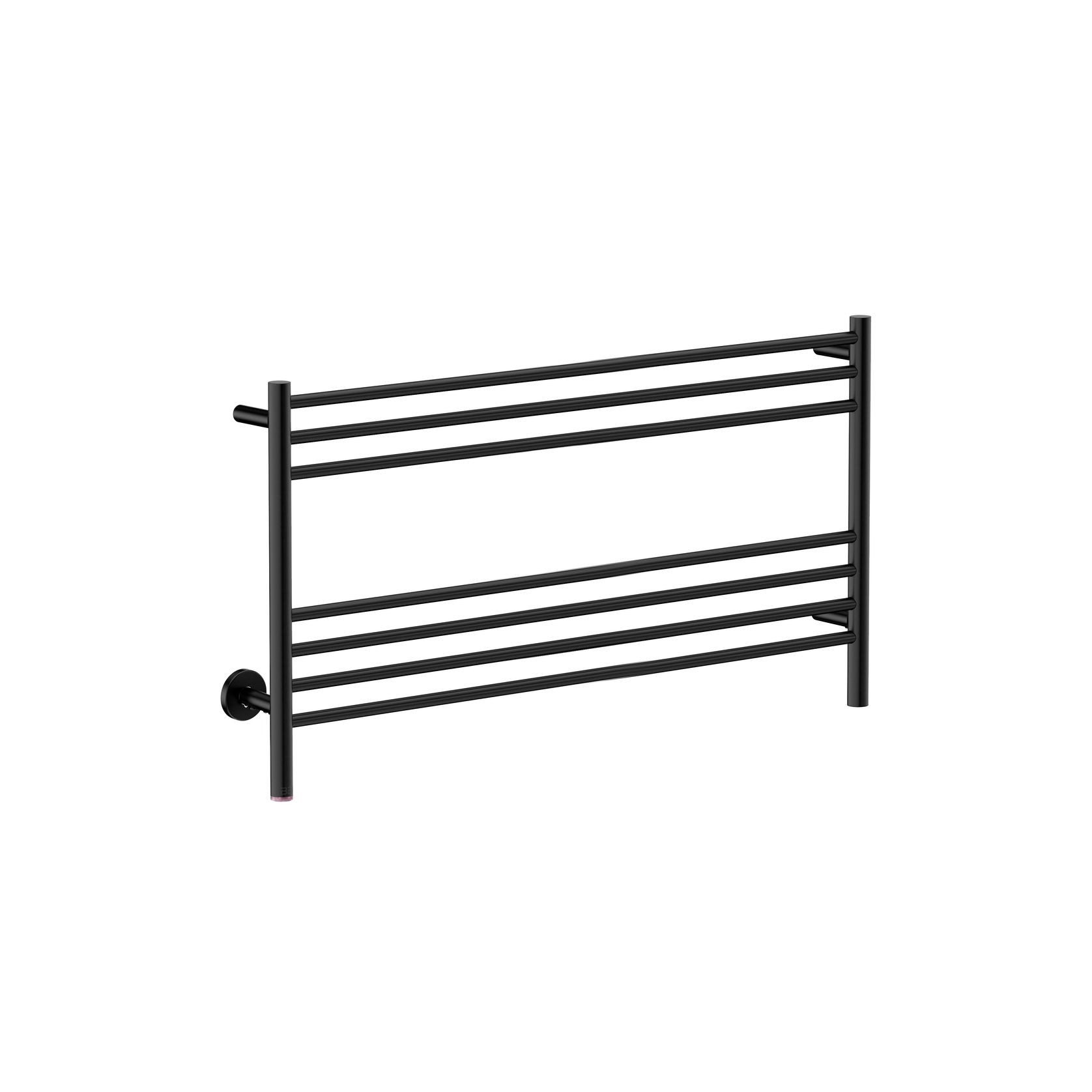 NATURAL 7 Bar 1100mm Straight Heated Towel Rail with PTSelect Switch gallery detail image