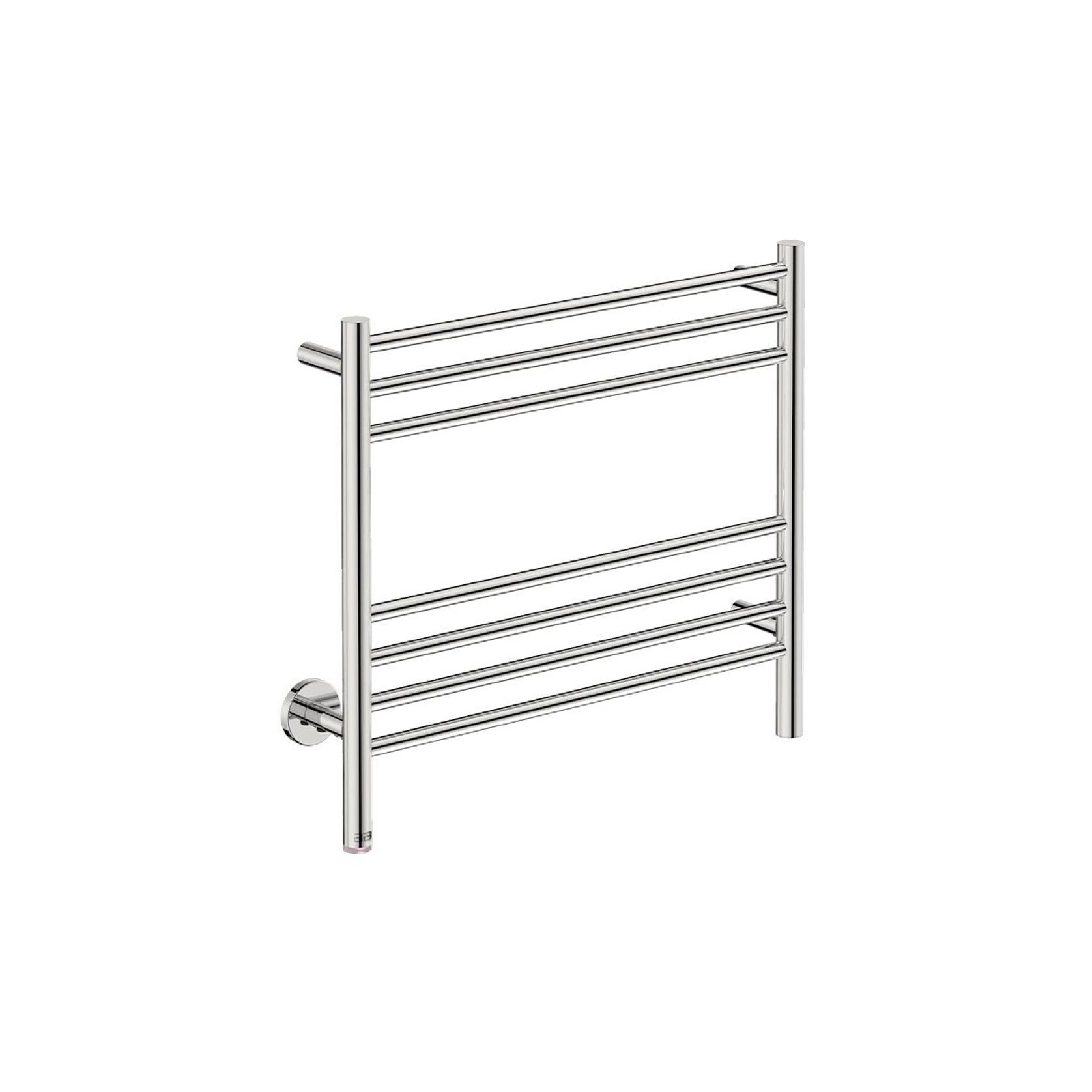 NATURAL 7 Bar 650mm Straight Heated Towel Rail with PTSelect Switch gallery detail image