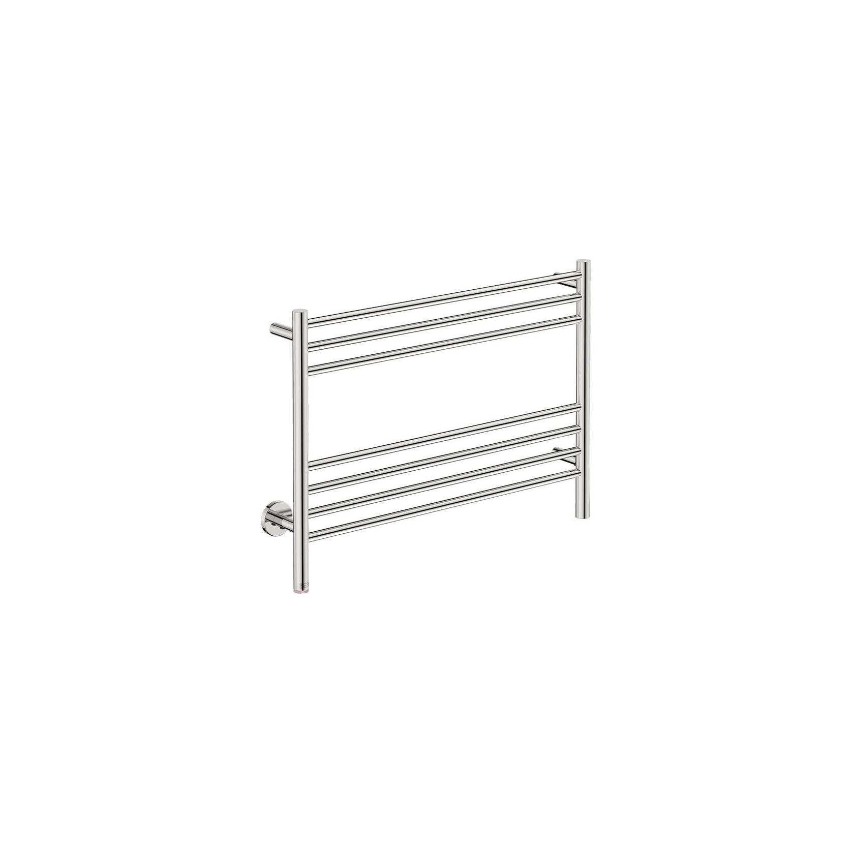 NATURAL 7 Bar 800mm Straight Heated Towel Rail with PTSelect Switch gallery detail image