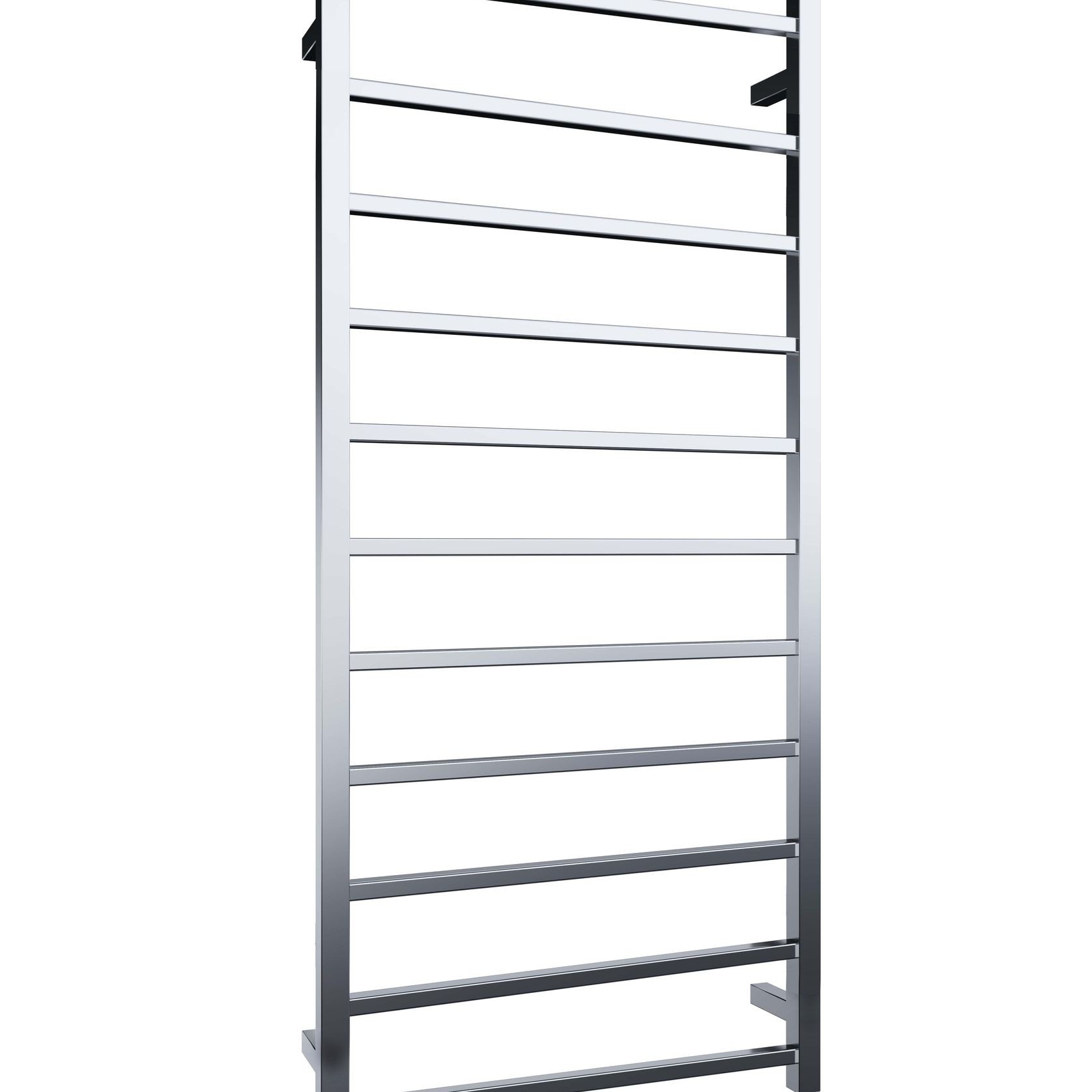 Quadro 11-Bar Heated Towel Rail Chrome 600mm gallery detail image