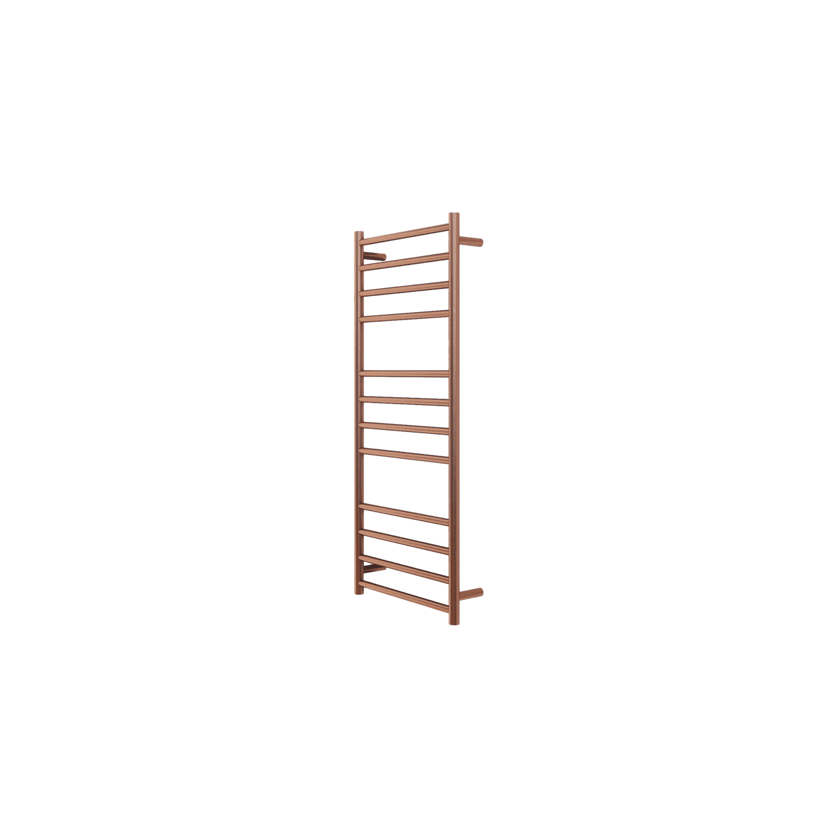 Round Towel Rail 240V 1200 x 500mm Brushed Copper gallery detail image