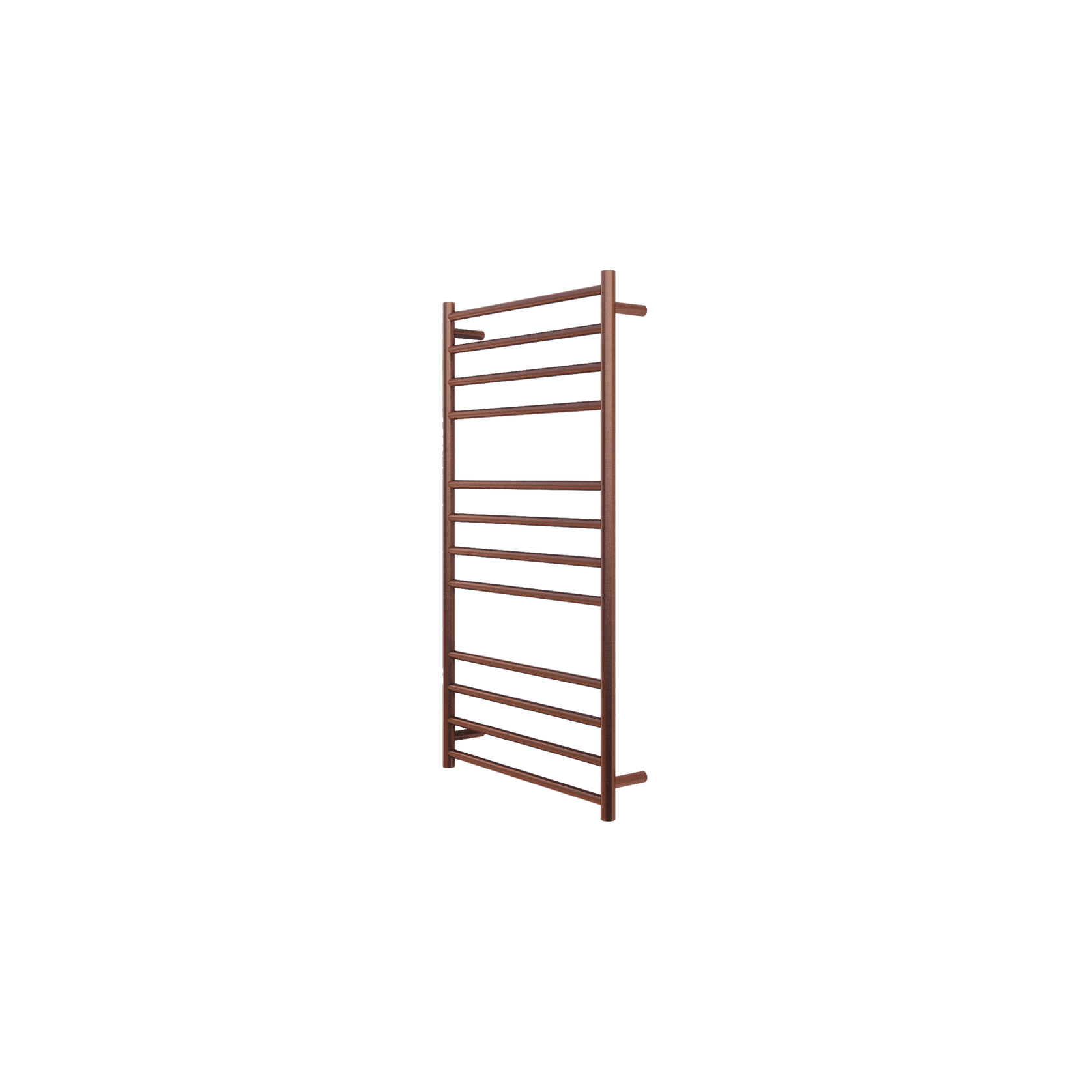 Round Towel Rail 240V 1200 x 650mm Brushed Copper gallery detail image