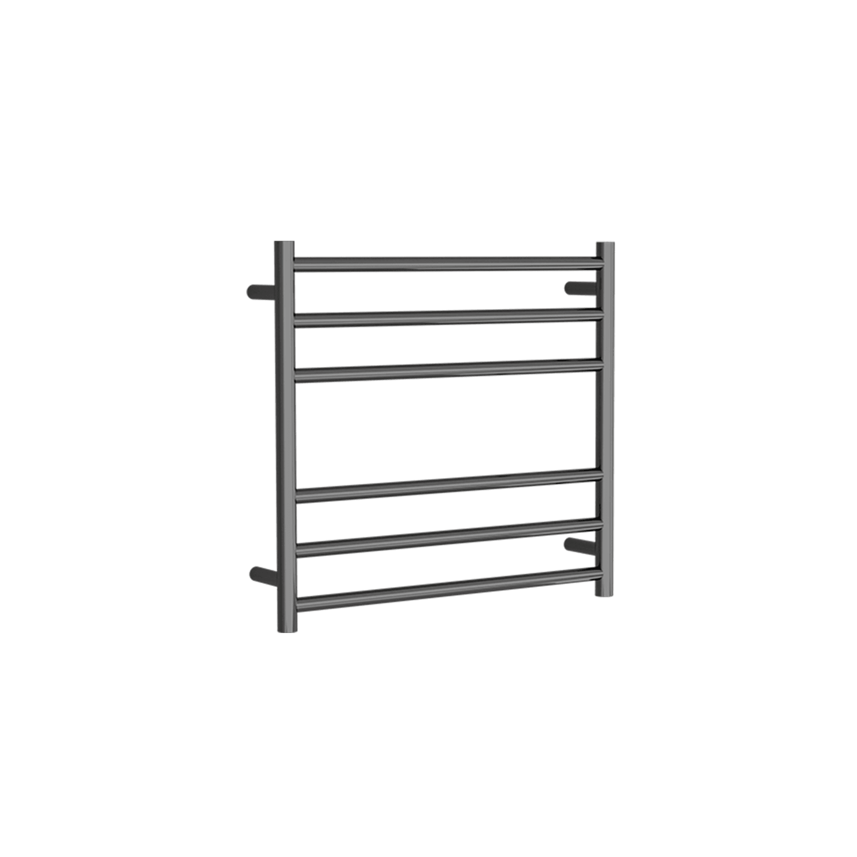 Round Towel Rail 240V 600 x 650mm Gun Metal gallery detail image