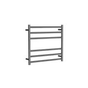 Round Towel Rail 240V 600 x 650mm Gun Metal gallery detail image