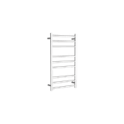 Round Towel Rail 240V 900 x 500mm Brushed Stainless gallery detail image