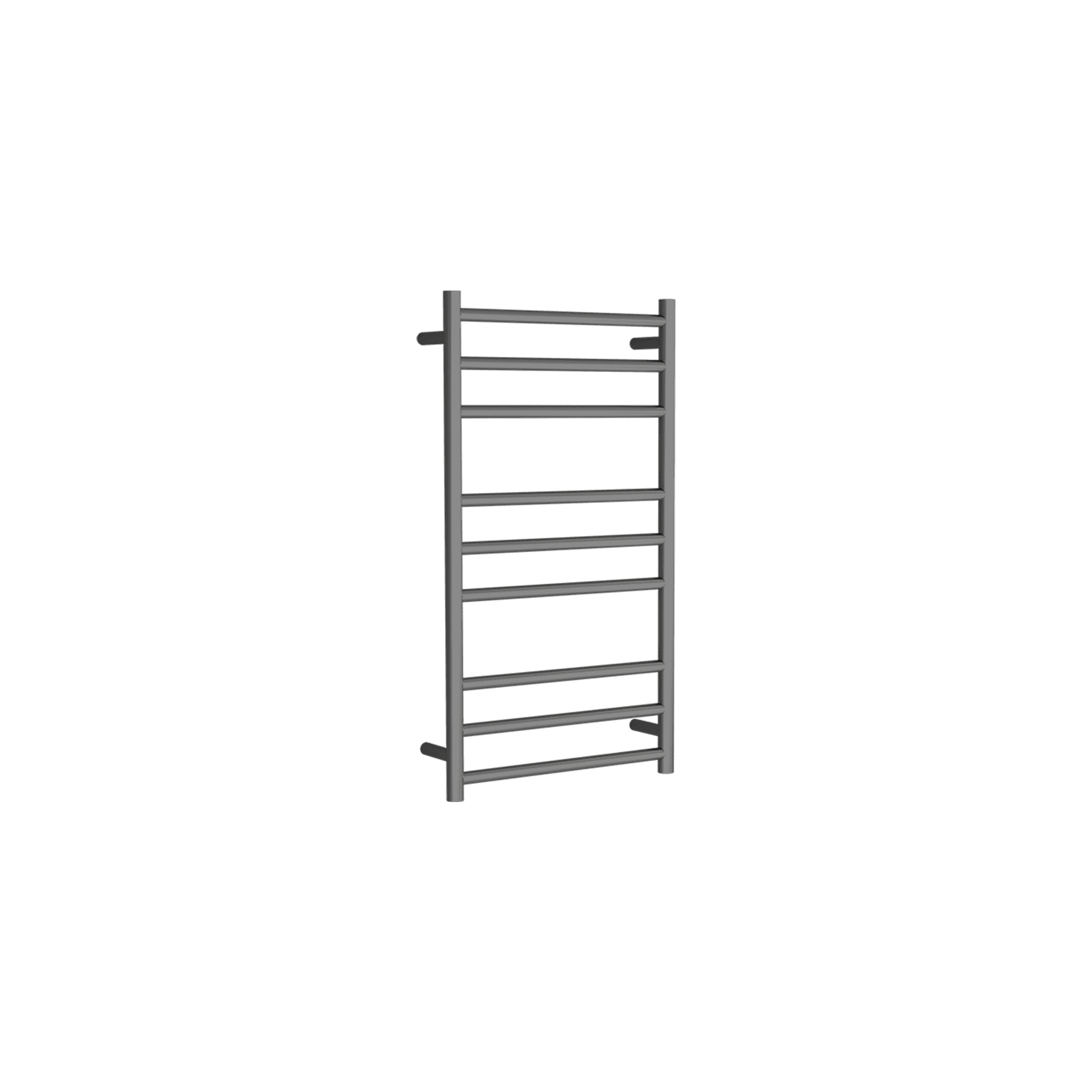 Round Towel Rail 240V 900 x 500mm Gun Metal gallery detail image