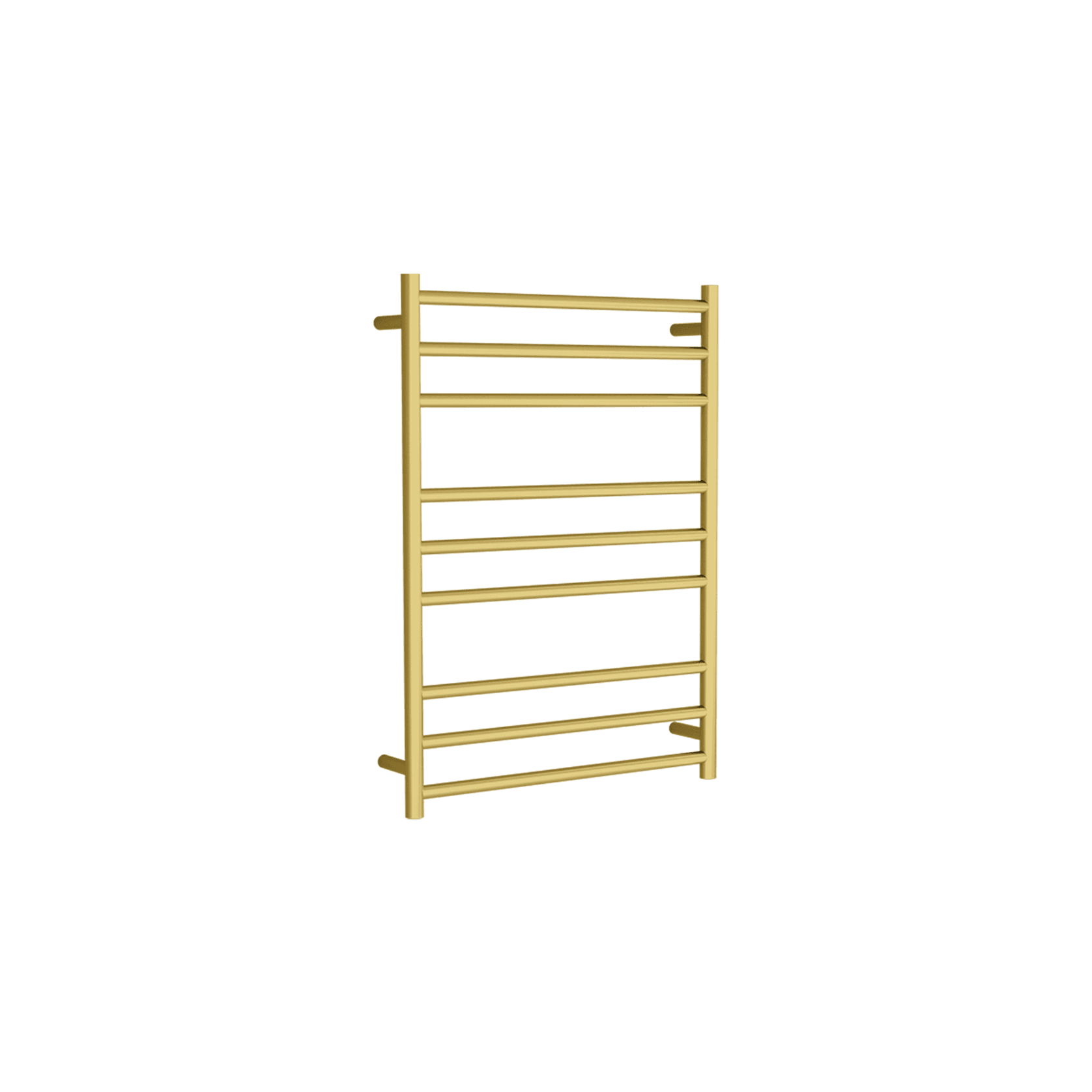 Round Towel Rail 240V 900 x 650mm Brushed Gold gallery detail image