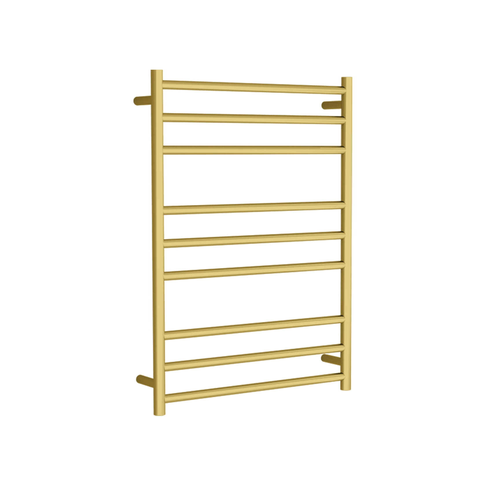 Round Towel Rail 240V 900 x 650mm Brushed Gold gallery detail image