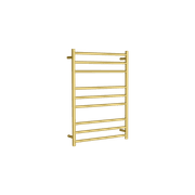 Round Towel Rail 240V 900 x 650mm Brushed Gold gallery detail image