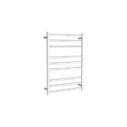 Round Towel Rail 240V 900 x 650mm Brushed Stainless gallery detail image