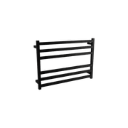 Square Towel Rail 240V 600 x 850mm Satin Black gallery detail image