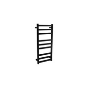 Square Towel Rail 240V 900 x 400mm Satin Black gallery detail image