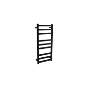 Square Towel Rail 240V 900 x 400mm Satin Black gallery detail image