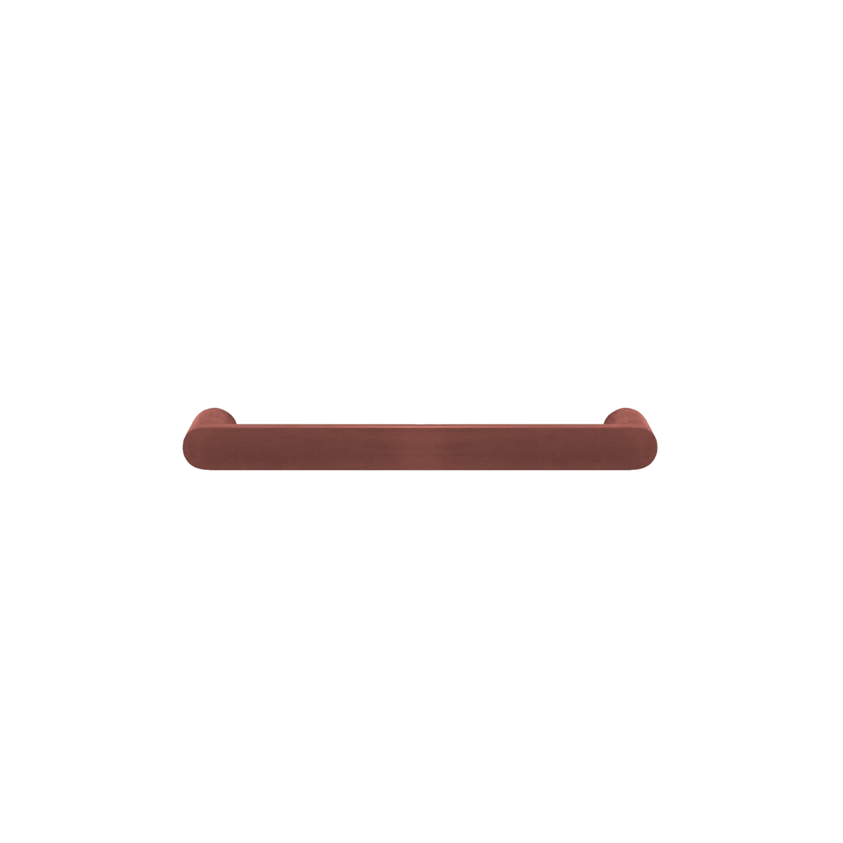 Towel Rail Single Bar Round 12V 500mm Brushed Copper gallery detail image