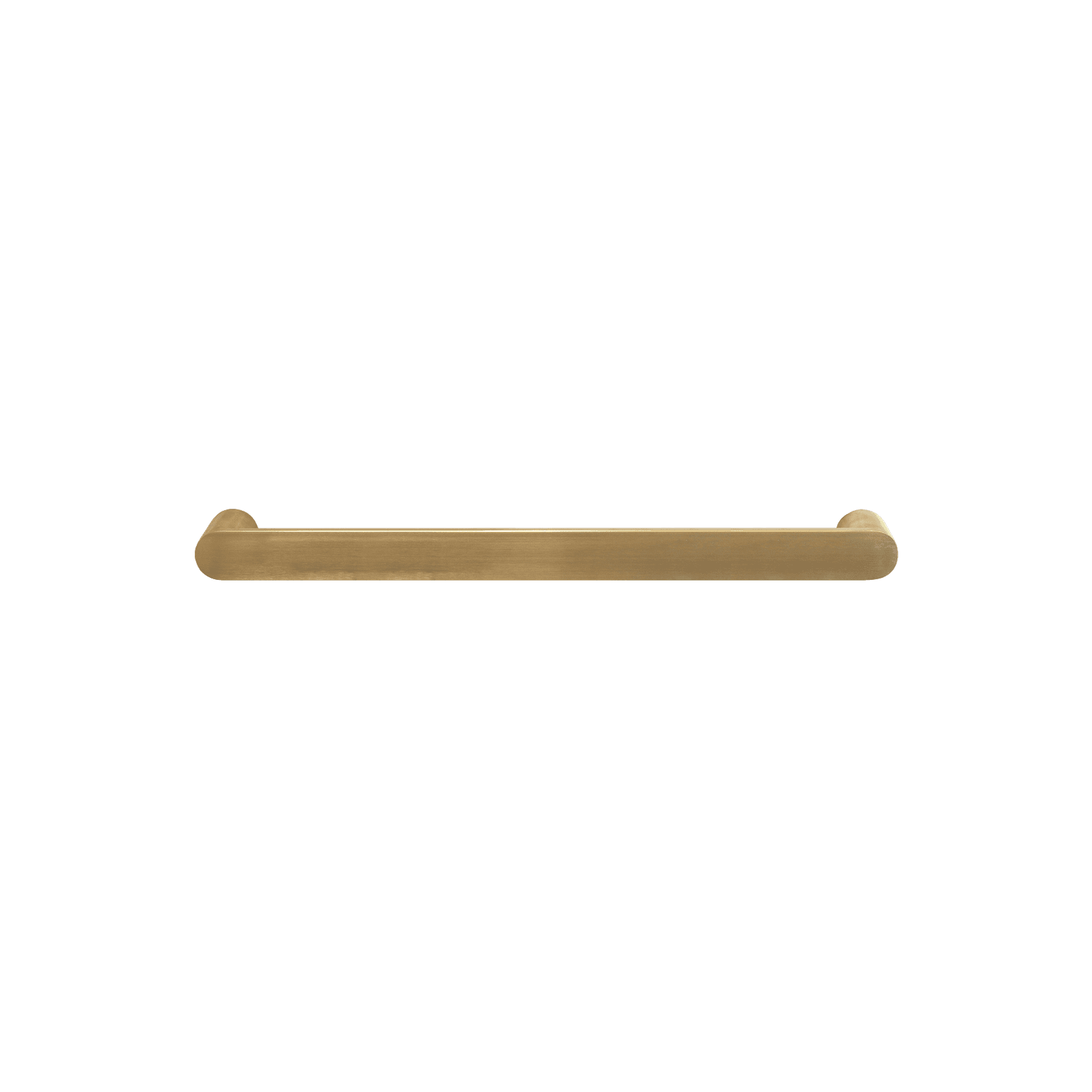 Towel Rail Single Bar Round 12V 650mm Brushed Gold gallery detail image