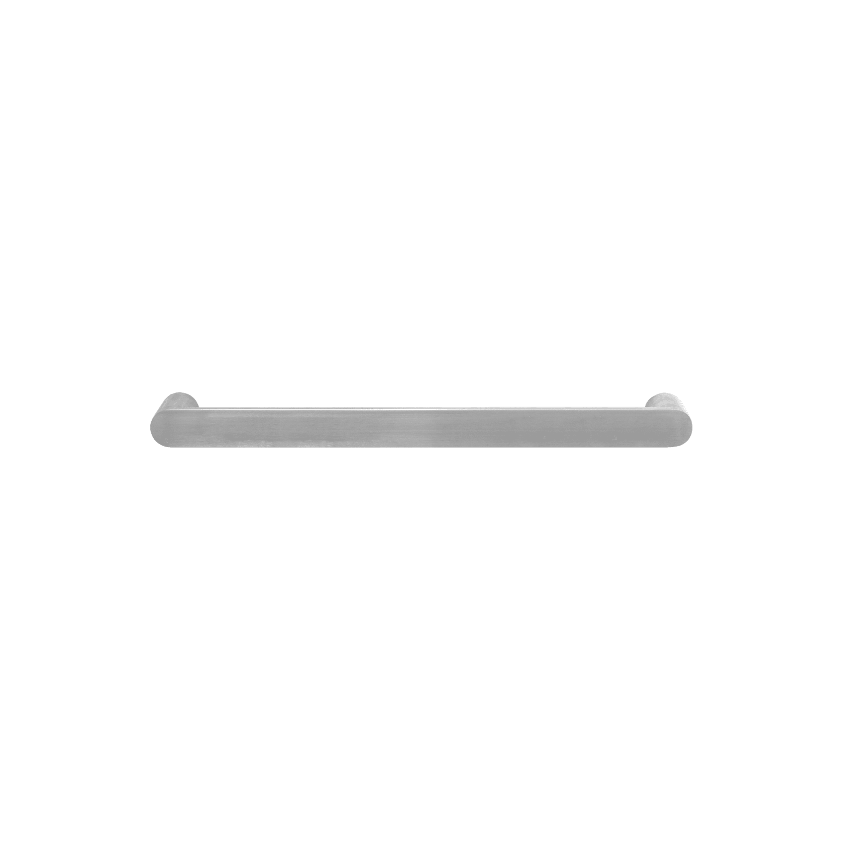 Towel Rail Single Bar Round 12V 650mm Brushed Stainless gallery detail image