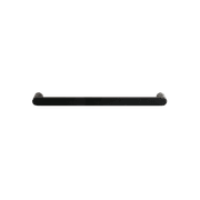 Towel Rail Single Bar Round 12V 850mm Satin Black gallery detail image