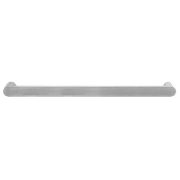 Towel Rail Single Bar Round 12V 850mm Brushed Stainless gallery detail image