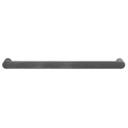Towel Rail Single Bar Round 12V 850mm Gun Metal gallery detail image