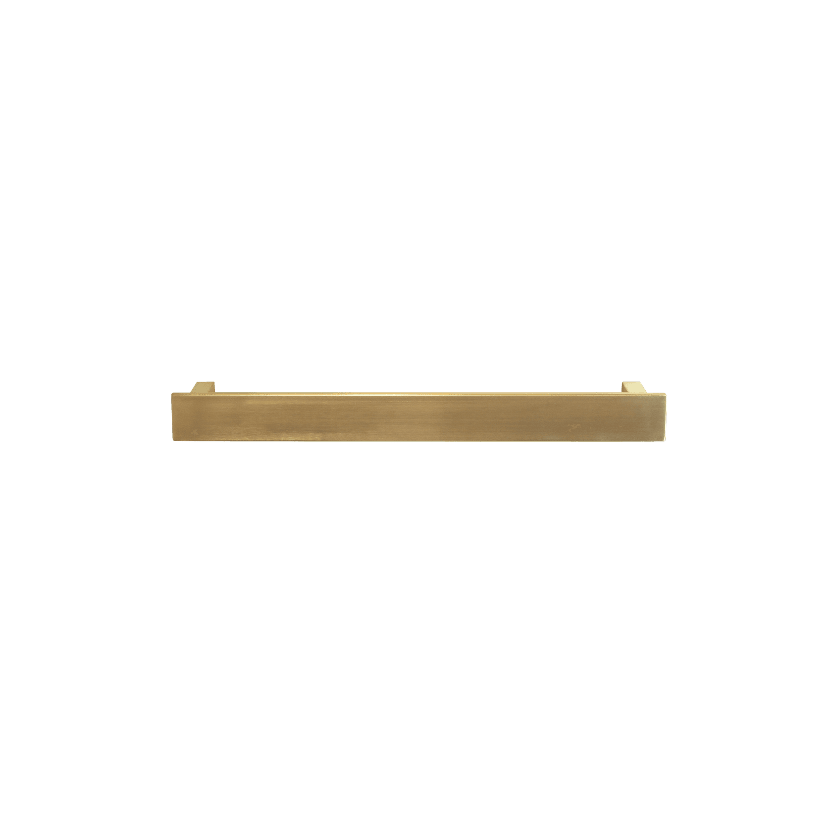 Towel Rail Bar Square 12V 500mm Brushed Gold gallery detail image