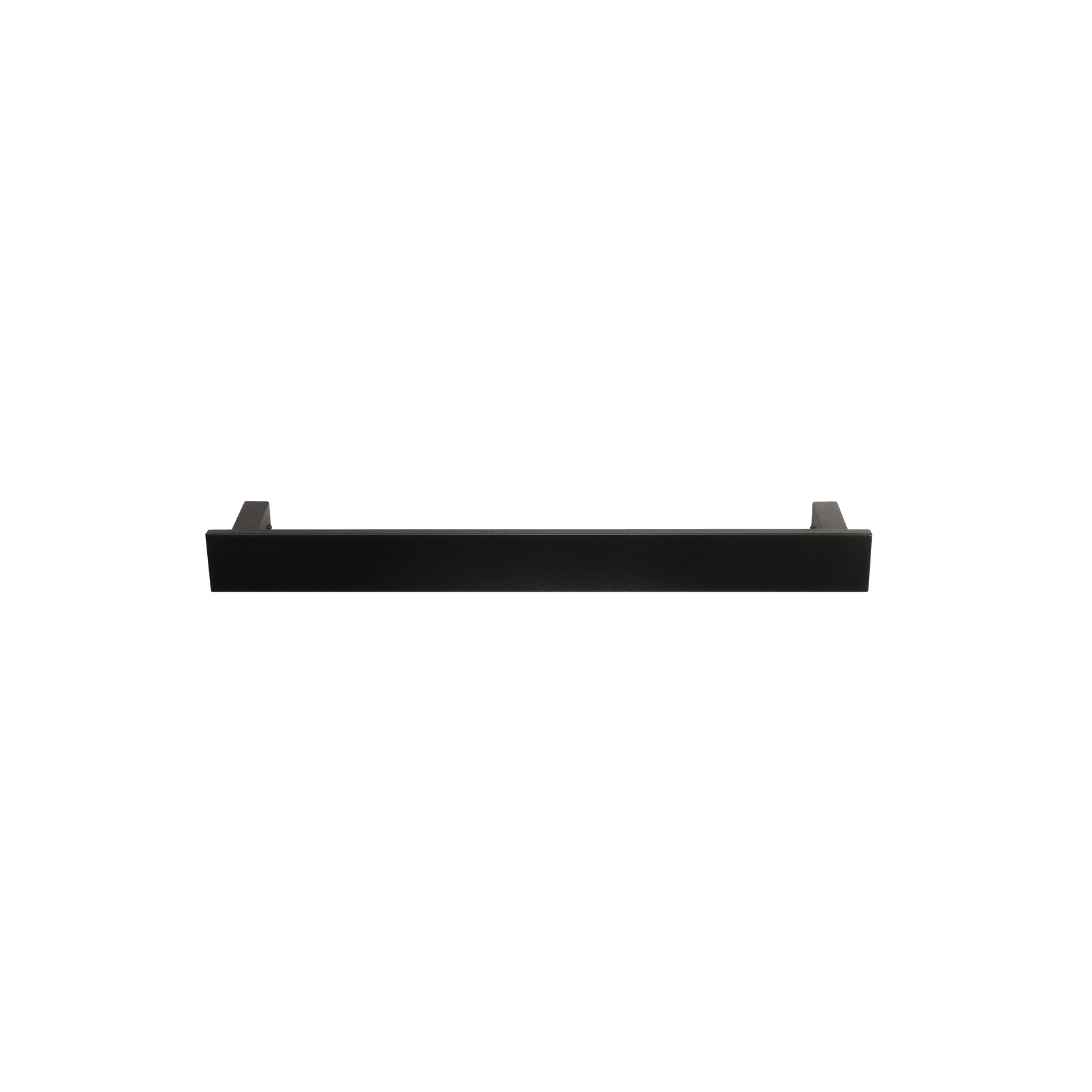 Towel Rail Bar Square 12V 500mm Satin Black gallery detail image
