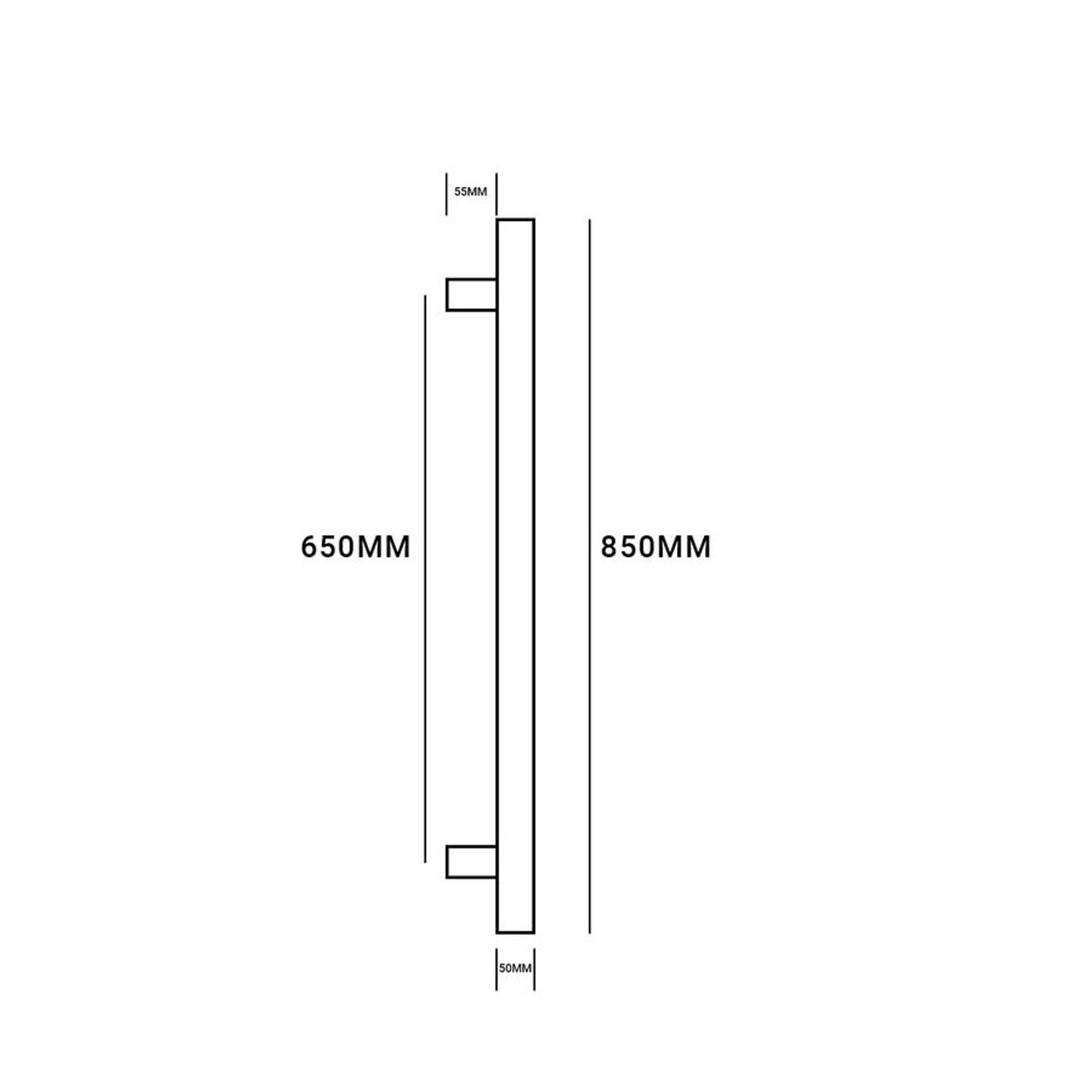 Vertical Single Towel Bar Round 12V Chrome gallery detail image