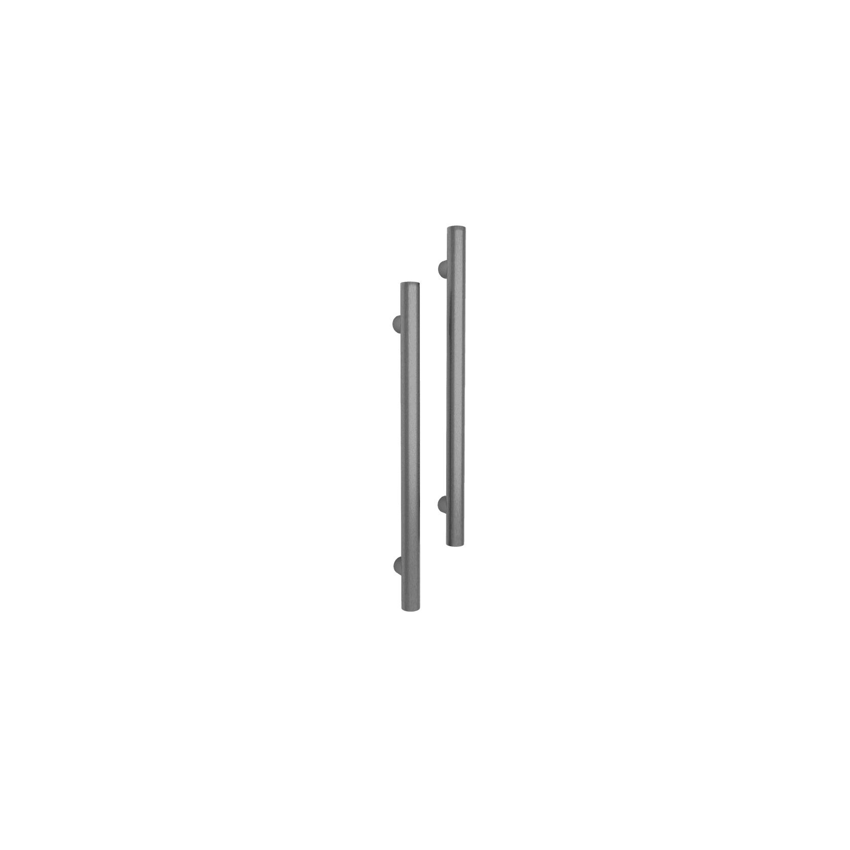 Vertical Single Towel Bar Round 12V Gun Metal gallery detail image