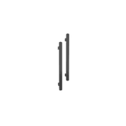 Vertical Single Towel Bar Square 12V Satin Black gallery detail image