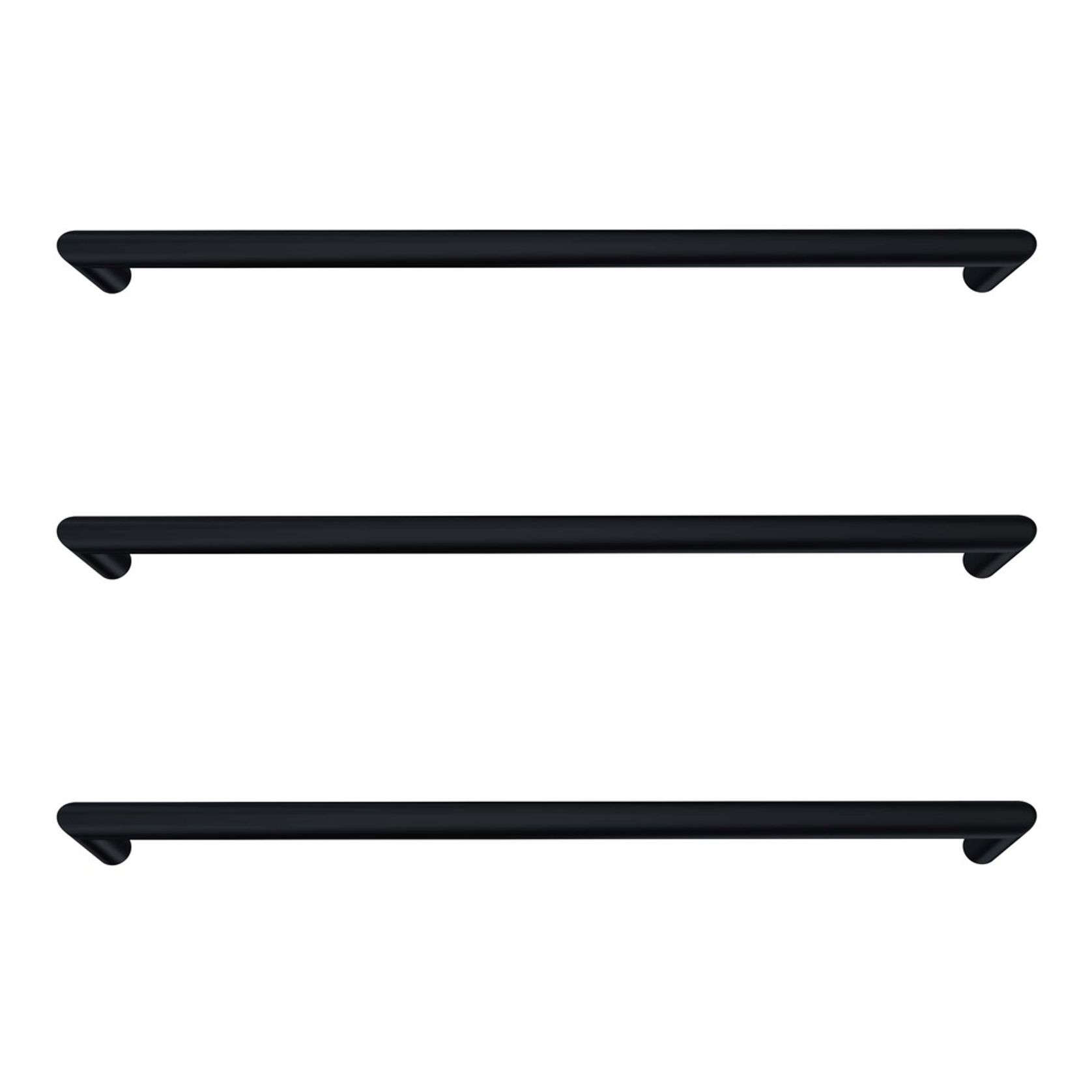 Toro Round Heated Towel Rail - 432mm gallery detail image