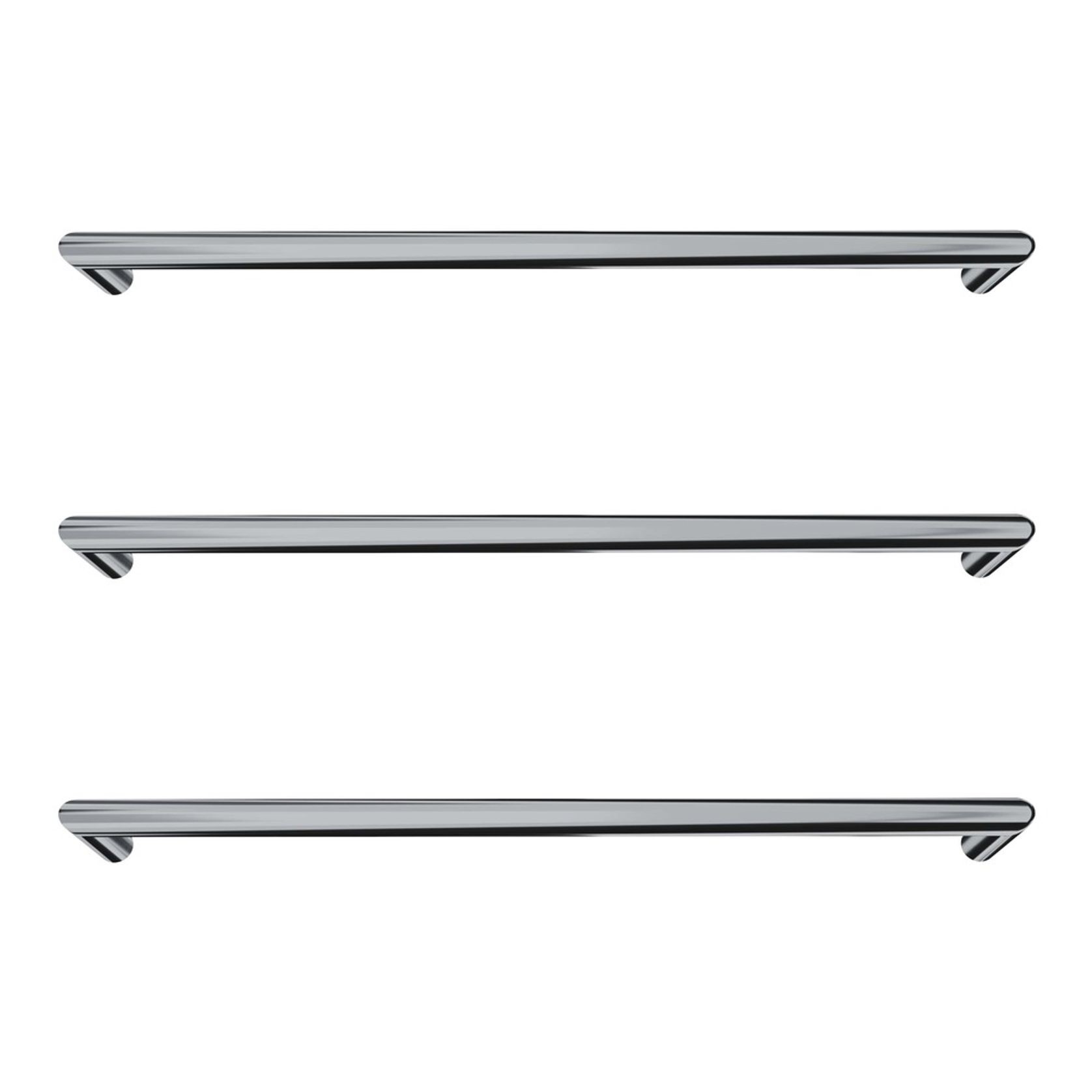 Toro Round Heated Towel Rail - 832mm gallery detail image