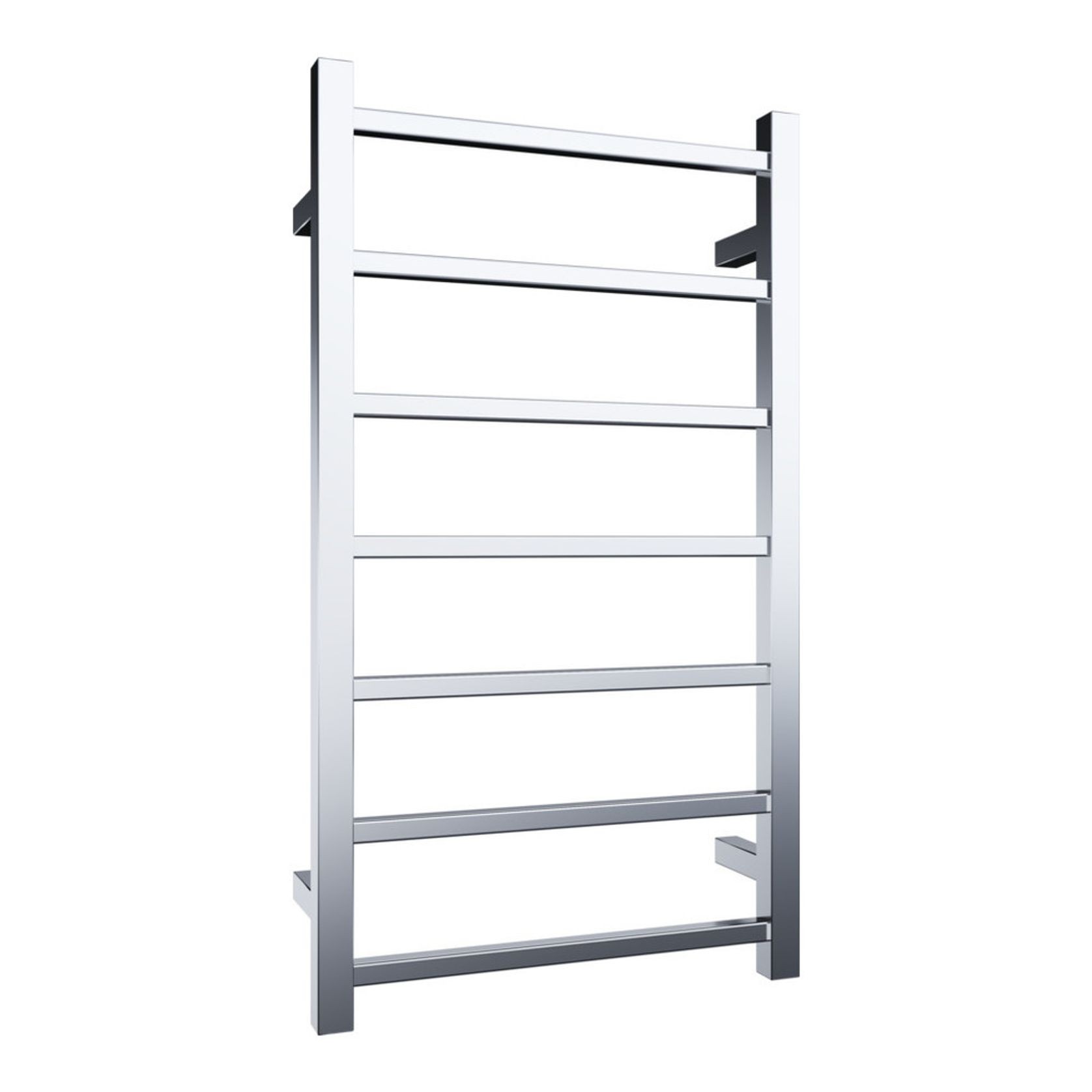 Quadro 7-Bar Heated Towel Rail - 450mm gallery detail image