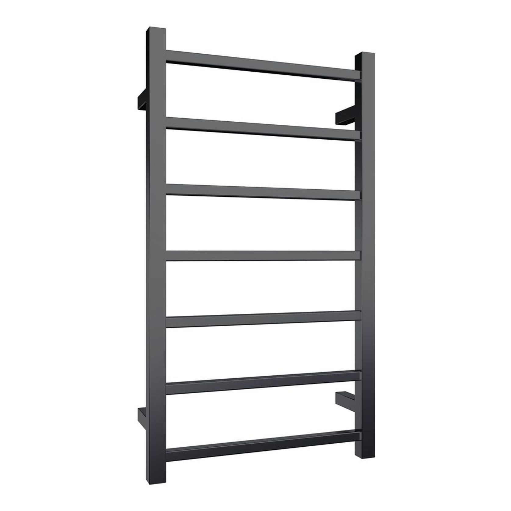 Quadro 7-Bar Heated Towel Rail - 450mm gallery detail image