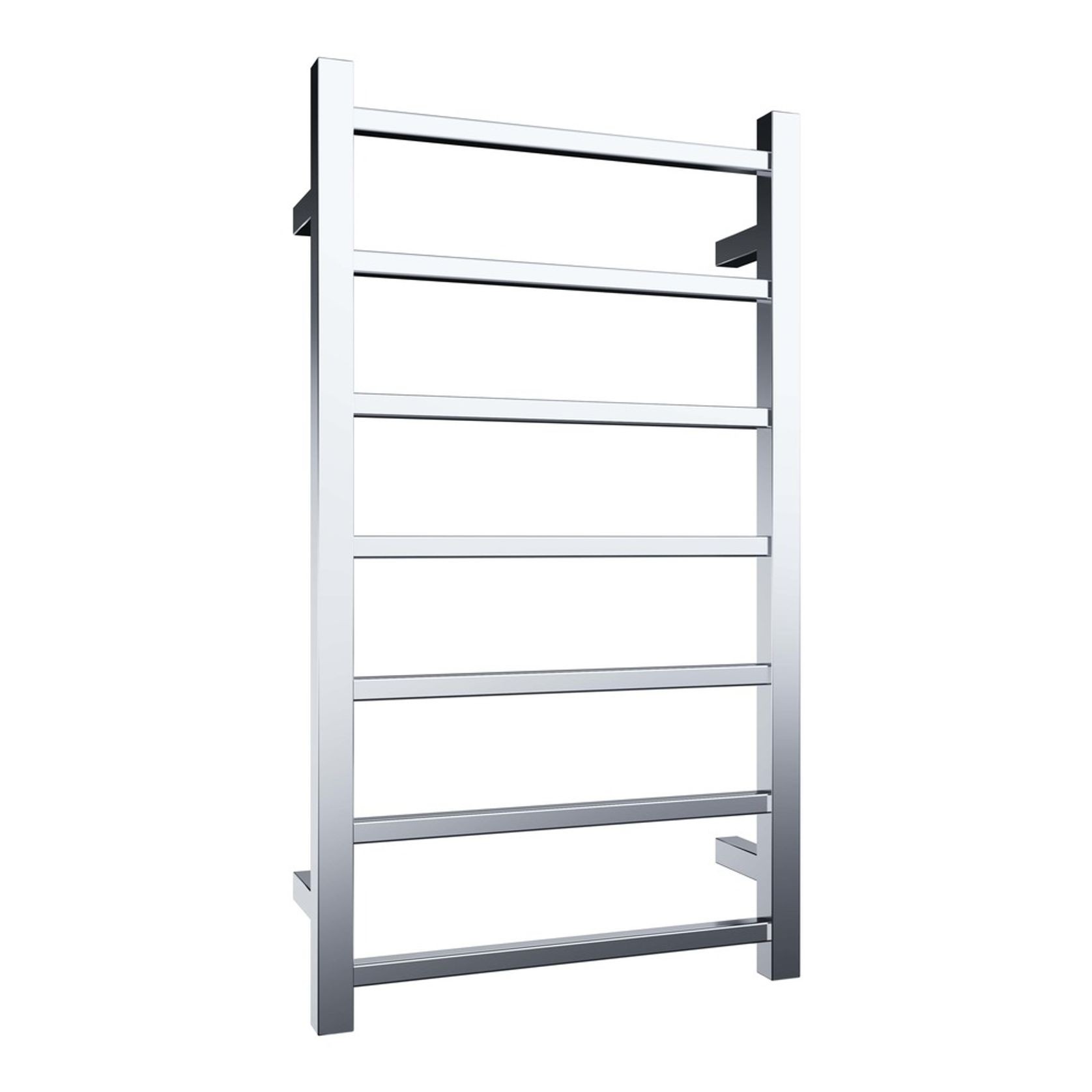 Quadro 7-Bar Heated Towel Rail - 450mm gallery detail image
