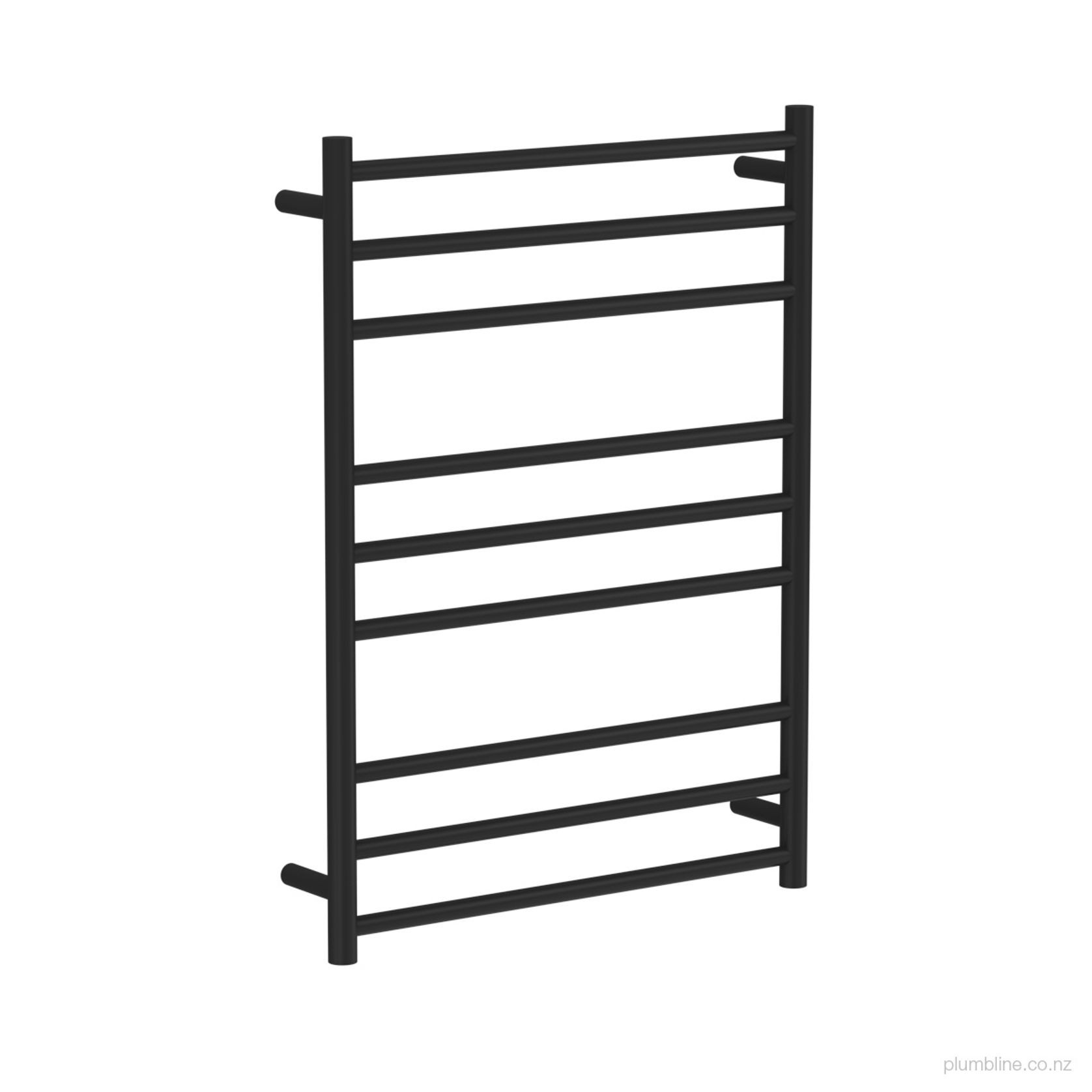Tube 9 Bar Heated Towel Ladder 90 X 65cm gallery detail image